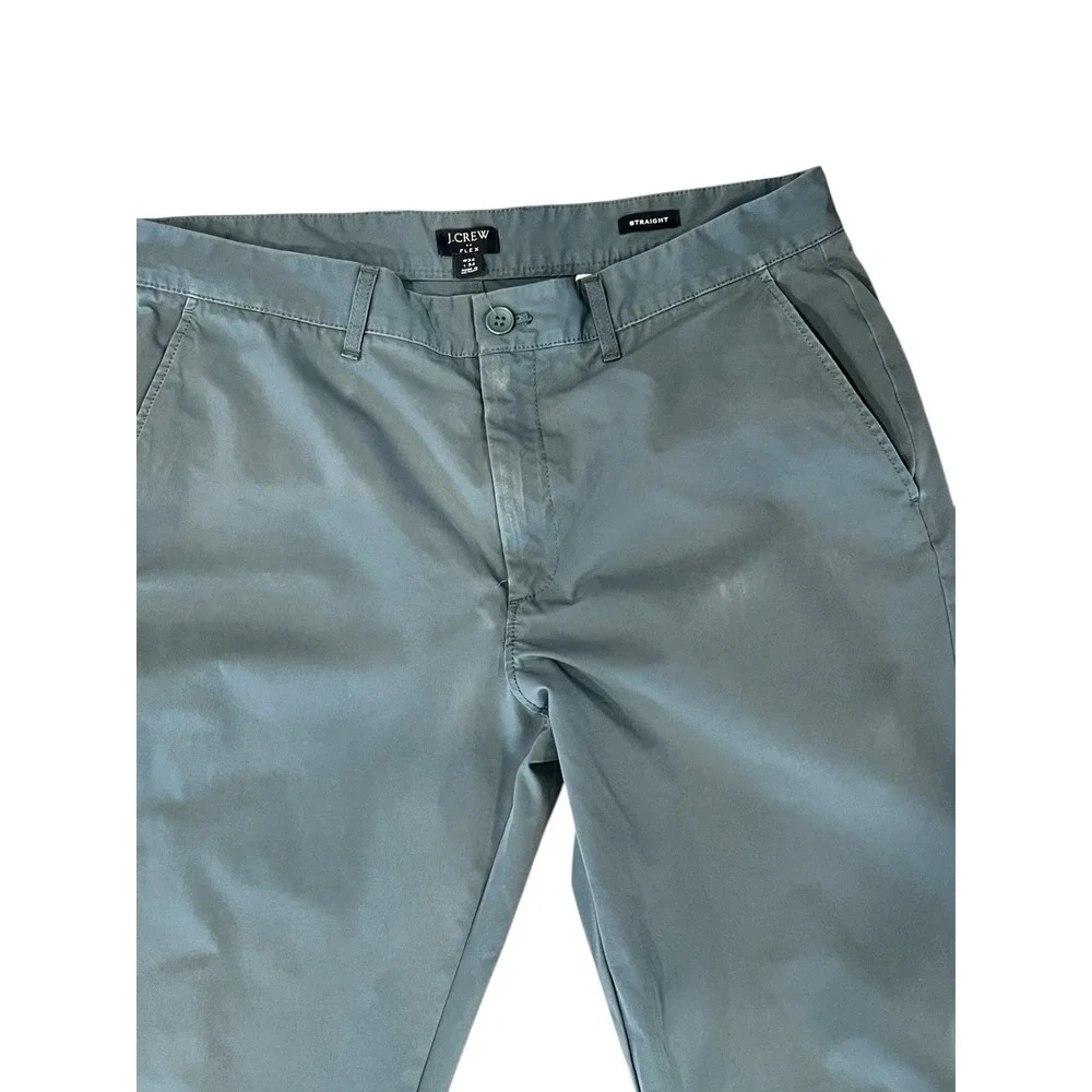 J. Crew Mens Mercantile Flex Straight Preppy‎ Chino Pants Size 34x34 Blue
